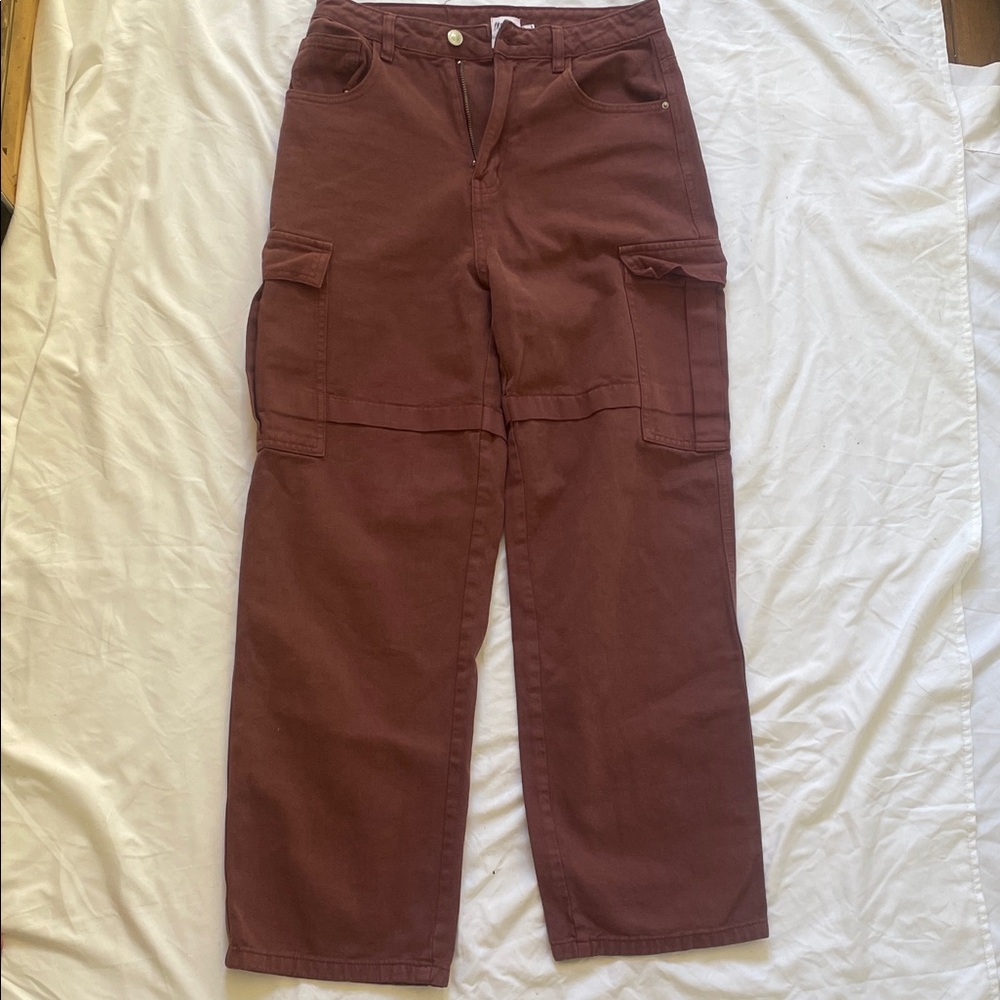 Princess Polly Rust Cargo Pants